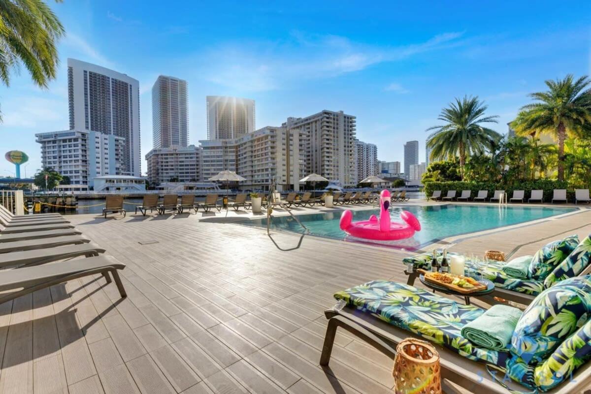 Infinite Views, Amazing Pool, Gym, Near Beach Hallandale Beach Ngoại thất bức ảnh