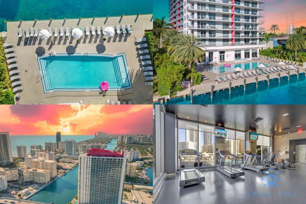 Infinite Views, Amazing Pool, Gym, Near Beach Hallandale Beach Ngoại thất bức ảnh